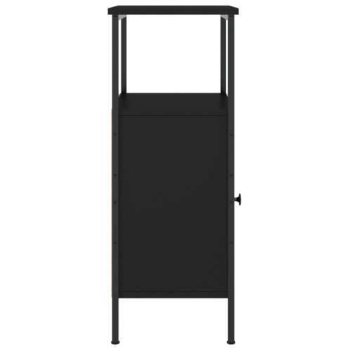 Noćni ormarići 2 kom crni 41 x 31 x 80 cm konstruirano drvo - Crna 2 Cijena