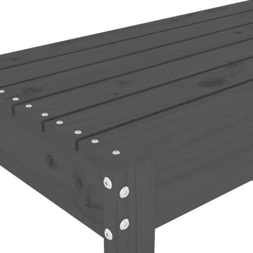 Vrtna klupa siva 110 x 38 x 45 cm od masivne borovine - Siva boja bora 110 x 38 x 45 cm 1 Cijena