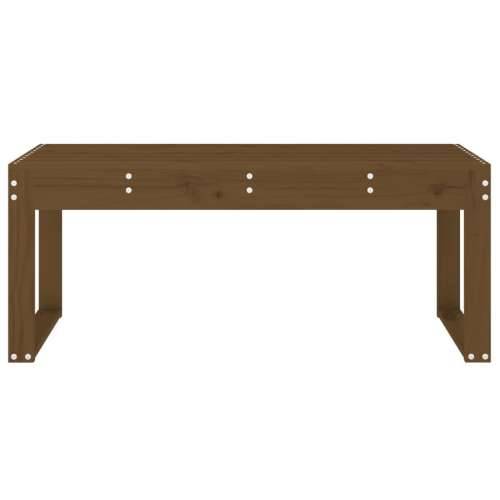 Vrtna klupa boja meda 110 x 38 x 45 cm od masivne borovine - Smeđa boja bora 110 x 38 x 45 cm 1 Cijena