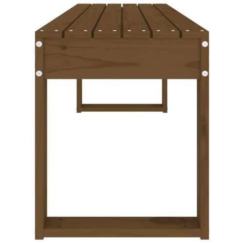 Vrtna klupa boja meda 110 x 38 x 45 cm od masivne borovine - Smeđa boja bora 110 x 38 x 45 cm 1 Cijena