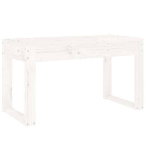 Vrtna klupa bijela 80 x 38 x 45 cm od masivne borovine - Bijela boja bora 80 x 38 x 45 cm 1 Cijena
