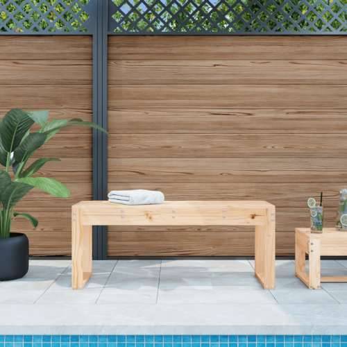 Vrtna klupa 110 x 38 x 45 cm od masivne borovine - Prirodna boja bora 110 x 38 x 45 cm 1 Cijena