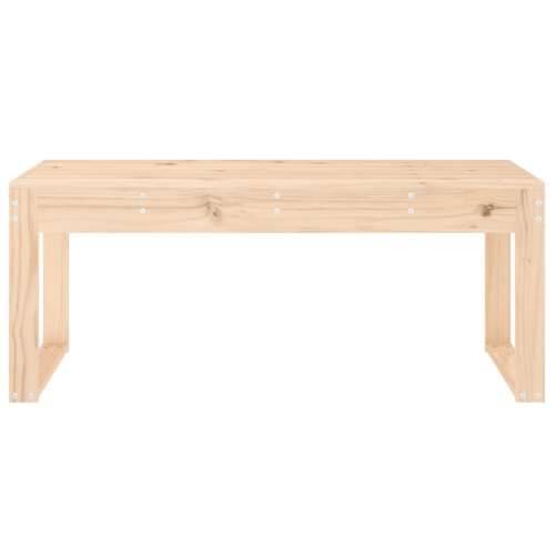 Vrtna klupa 110 x 38 x 45 cm od masivne borovine - Prirodna boja bora 110 x 38 x 45 cm 1 Cijena