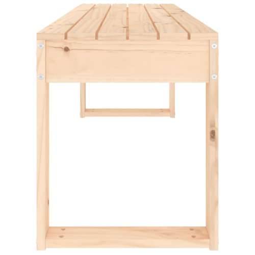 Vrtna klupa 110 x 38 x 45 cm od masivne borovine - Prirodna boja bora 110 x 38 x 45 cm 1 Cijena