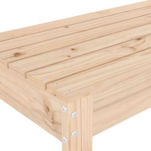 Vrtna klupa 110 x 38 x 45 cm od masivne borovine - Prirodna boja bora 110 x 38 x 45 cm 1 Cijena