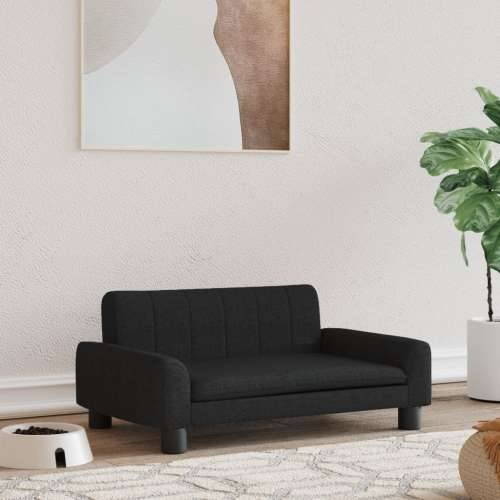 Krevet za pse crni 70 x 45 x 30 cm od tkanine - Crna 70 x 45 x 30 cm tkanina Cijena