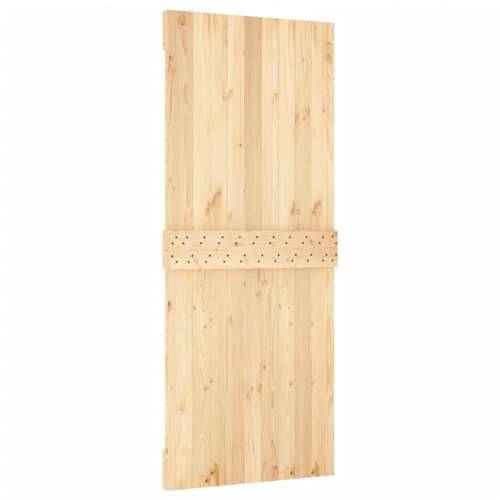 Klizna vrata s priborom za montažu 85 x 210 cm masivna borovina Cijena