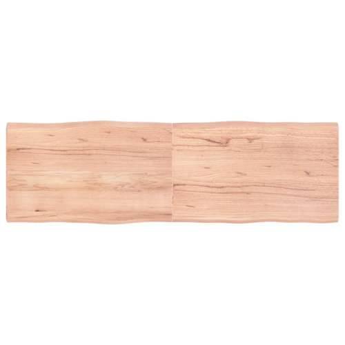 Stolna ploča svjetlosmeđa 160x50x(2-4) cm obrađena hrastovina - Svjetlosmeđa 160 x 50 x 4 cm 1 Cijena