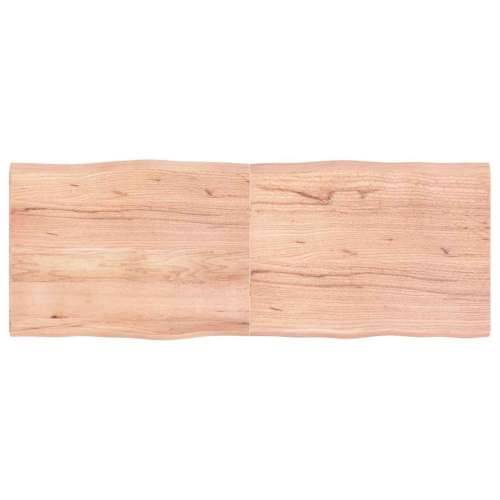 Stolna ploča svjetlosmeđa 160x60x(2-4) cm obrađena hrastovina - Svjetlosmeđa 160 x 60 x 4 cm 1 Cijena
