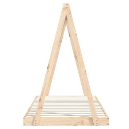 Okvir za dječji krevet 90 x 190 cm od masivne borovine - Prirodna 90 x 190 cm Cijena