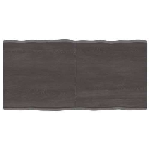 Stolna ploča tamnosmeđa 120x60x(2-4) cm obrađena hrastovina Cijena