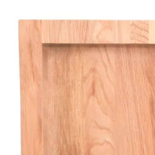 Stolna ploča svjetlosmeđa 140x60x(2-6) cm obrađena hrastovina - Svjetlosmeđa 140 x 60 x 6 cm 1 Cijena
