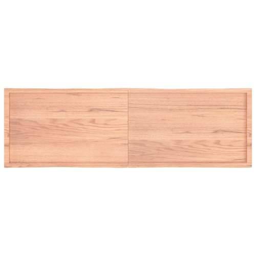 Stolna ploča svjetlosmeđa 200x60x(2-4) cm obrađena hrastovina - Svjetlosmeđa 200 x 60 x 4 cm 1 Cijena