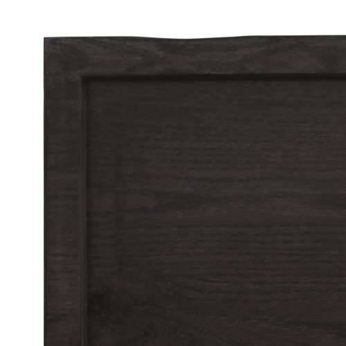 Stolna ploča tamnosmeđa 140x50x(2-4) cm obrađena hrastovina Cijena