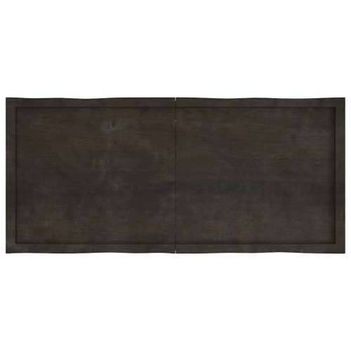Stolna ploča tamnosmeđa 140x60x(2-4) cm obrađena hrastovina - Tamno smeđa 140 x 60 x 4 cm 1 Cijena