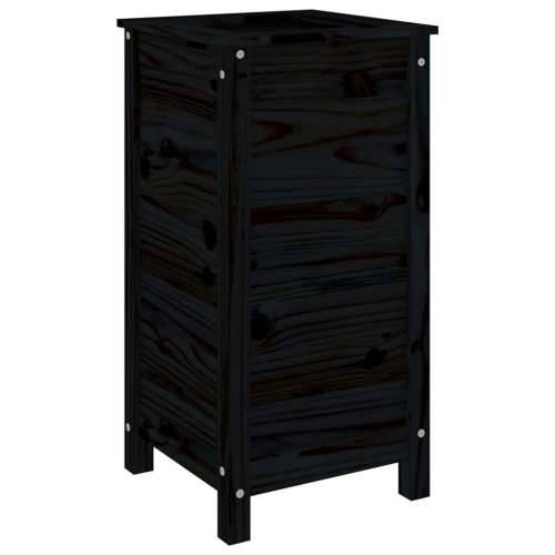 Vrtna sadilica crna 40 x 40 x 78 cm od masivne borovine - Crna boja bora 40 x 40 x 78 cm 1 Cijena