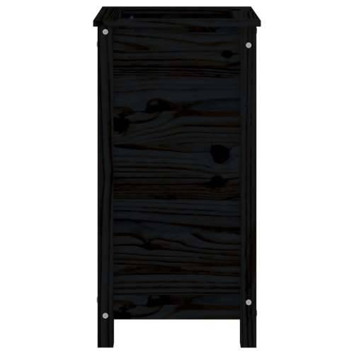 Vrtna sadilica crna 40 x 40 x 78 cm od masivne borovine - Crna boja bora 40 x 40 x 78 cm 1 Cijena