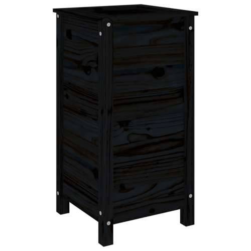 Vrtna sadilica crna 40 x 40 x 78 cm od masivne borovine - Crna boja bora 40 x 40 x 78 cm 1 Cijena
