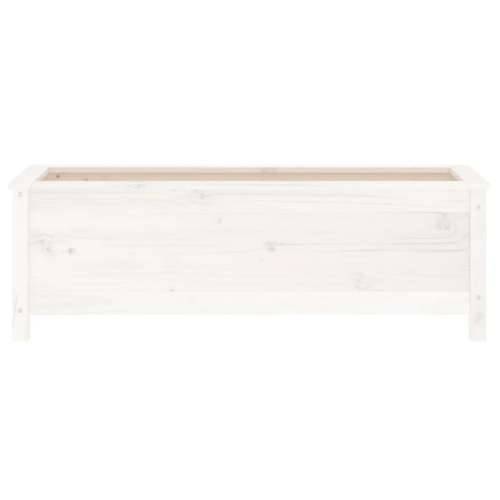 Povišena gredica - Vrtna gredica bijela 119,5x40x39 cm masivna borovina - Bijela boja bora 119.5 x 40 x 39 cm 1 Cijena