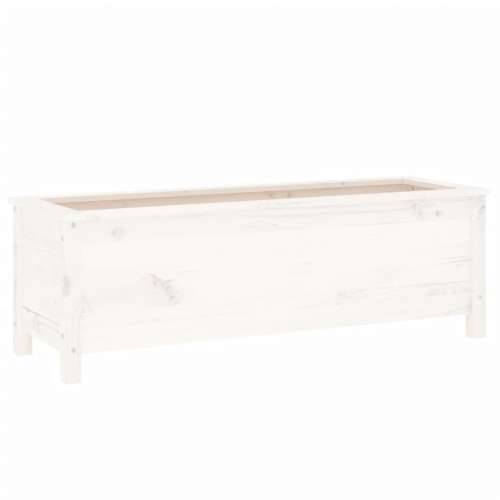 Povišena gredica - Vrtna gredica bijela 119,5x40x39 cm masivna borovina - Bijela boja bora 119.5 x 40 x 39 cm 1 Cijena
