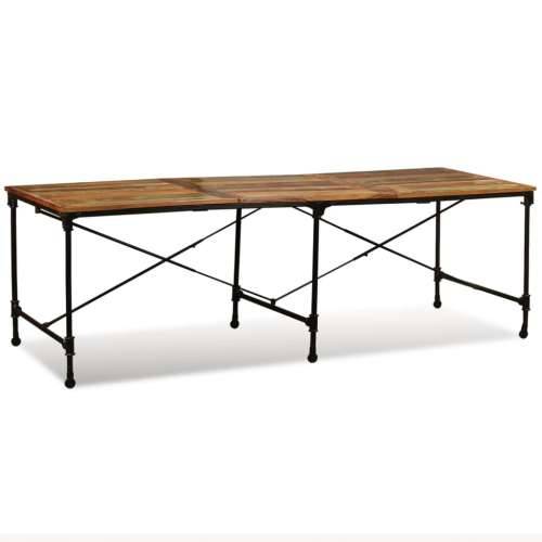 Blagovaonski stol od masivnog obnovljenog drva 240 cm Cijena