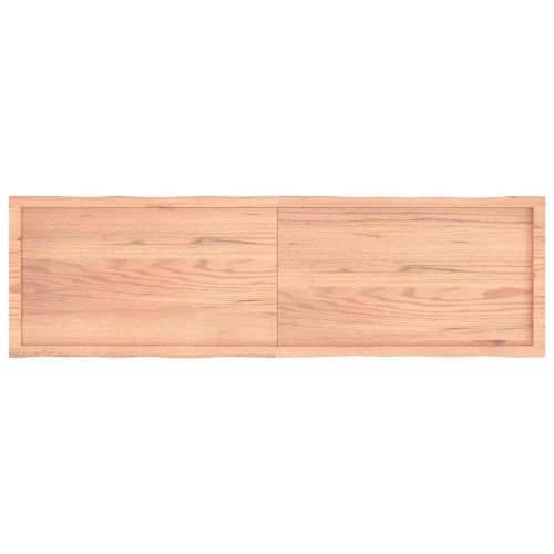 Stolna ploča svjetlosmeđa 180x50x(2-4) cm obrađena hrastovina - Svjetlosmeđa 180 x 50 x 4 cm 1 Cijena