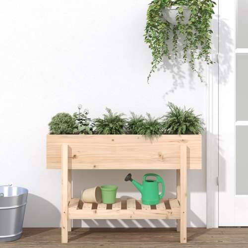 Povišena gredica - Vrtna gredica 101 x 30 x 69 cm od masivne borovine - Prirodna boja bora 101 x 30 x 69 cm 1 Cijena