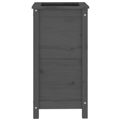 Vrtna sadilica siva 40 x 40 x 78 cm od masivne borovine - Siva boja bora 40 x 40 x 78 cm 1 Cijena