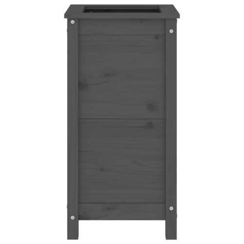 Vrtna sadilica siva 40 x 40 x 78 cm od masivne borovine - Siva boja bora 40 x 40 x 78 cm 1 Cijena