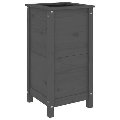 Vrtna sadilica siva 40 x 40 x 78 cm od masivne borovine - Siva boja bora 40 x 40 x 78 cm 1 Cijena
