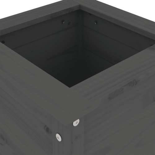 Vrtna sadilica siva 40 x 40 x 78 cm od masivne borovine - Siva boja bora 40 x 40 x 78 cm 1 Cijena