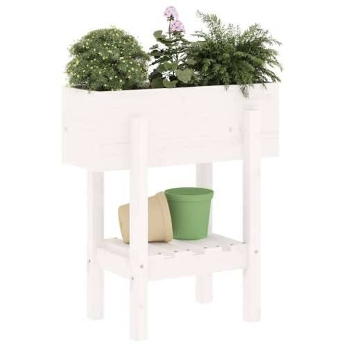 Vrtna sadilica bijela 62 x 30 x 69 cm od masivne borovine  - Bijela boja bora 62 x 30 x 69 cm 1 Cijena