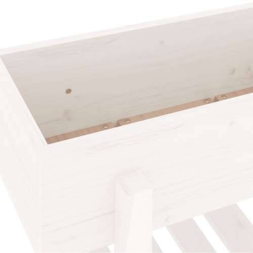 Vrtna sadilica bijela 62 x 30 x 69 cm od masivne borovine  - Bijela boja bora 62 x 30 x 69 cm 1 Cijena