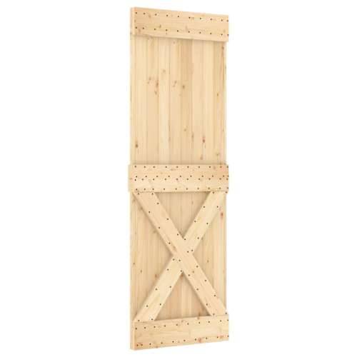 Klizna vrata s priborom za montažu 70 x 210 cm masivna borovina Cijena