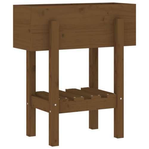 Vrtna sadilica boja meda 62 x 30 x 69 cm od masivne borovine  - Smeđa boja bora 62 x 30 x 69 cm 1 Cijena
