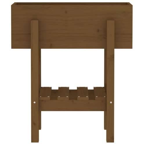 Vrtna sadilica boja meda 62 x 30 x 69 cm od masivne borovine  - Smeđa boja bora 62 x 30 x 69 cm 1 Cijena