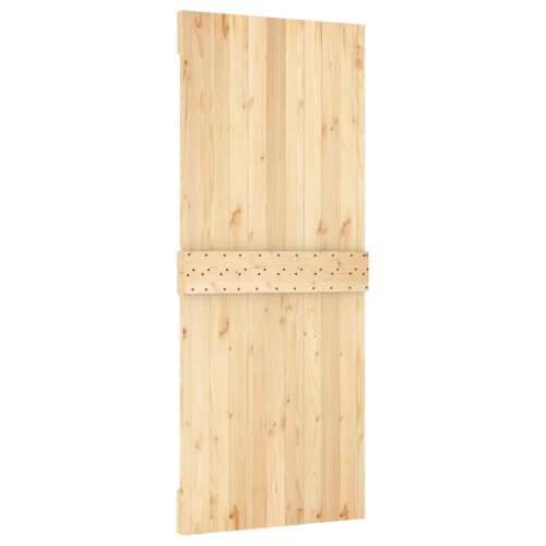 Klizna vrata s priborom za montažu 85 x 210 cm masivna borovina Cijena