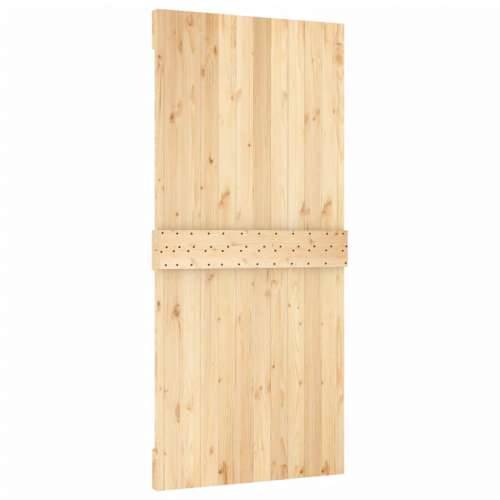 Klizna vrata s priborom za montažu 95 x 210 cm masivna borovina Cijena