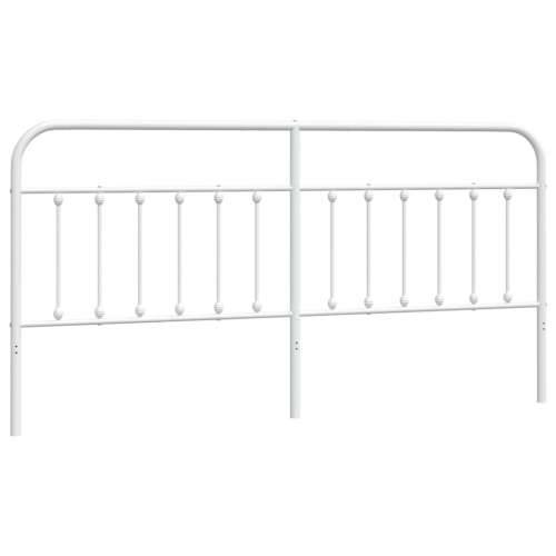 Metalno uzglavlje bijelo 200 cm - Bijela 200 cm 1 Cijena