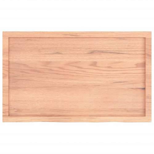Stolna ploča svjetlosmeđa 100x60x(2-4) cm tretirana hrastovina - Svjetlosmeđa 100 x 60 x 4 cm 1 Cijena