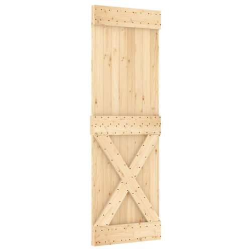 Klizna vrata s priborom za montažu 70 x 210 cm masivna borovina Cijena