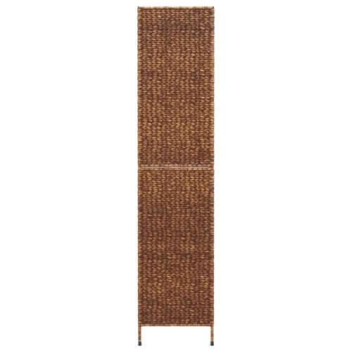 Paravan - Sobna pregrada s 5 panela smeđa 205 x 180 cm od vodenog zumbula - Smeđa 205 x 180 cm 1 5 Cijena