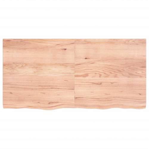 Stolna ploča svjetlosmeđa 120x60x(2-4) cm tretirana hrastovina - Svjetlosmeđa 120 x 60 x 4 cm 1 Cijena