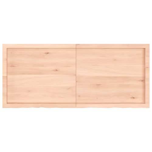 Kupaonska radna ploča 140x60x(2-4) cm netretirano masivno drvo - Prirodna 140 x 60 x 4 cm Cijena