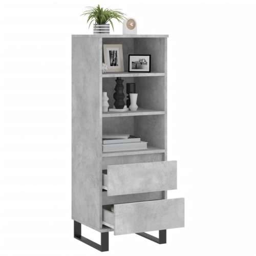 Visoka komoda boja betona 40 x 36 x 110 cm konstruirano drvo - Beton siva 1 Cijena