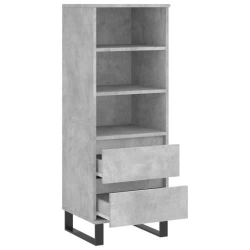 Visoka komoda boja betona 40 x 36 x 110 cm konstruirano drvo - Beton siva 1 Cijena