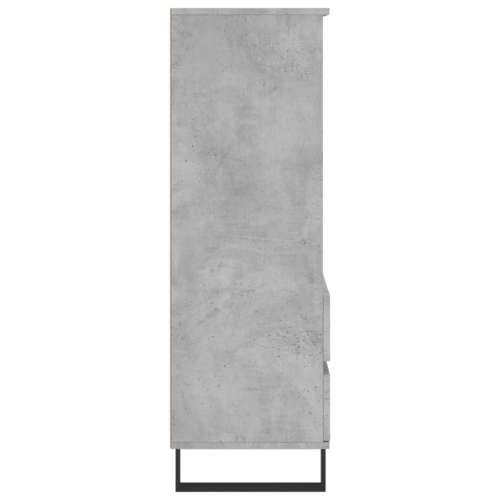 Visoka komoda boja betona 40 x 36 x 110 cm konstruirano drvo - Beton siva 1 Cijena