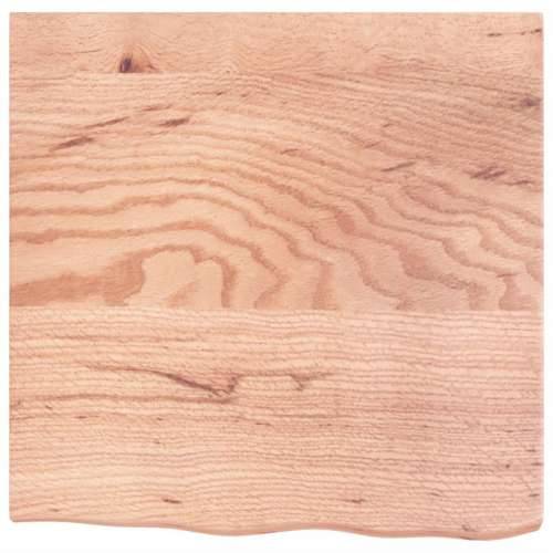 Stolna ploča svjetlosmeđa 60x60x(2-4) cm tretirana hrastovina - Svjetlosmeđa 60 x 60 x 4 cm 1 Cijena
