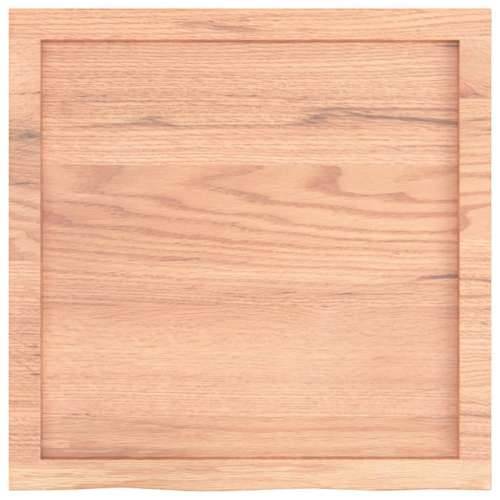 Stolna ploča svjetlosmeđa 60x60x(2-4) cm tretirana hrastovina - Svjetlosmeđa 60 x 60 x 4 cm 1 Cijena