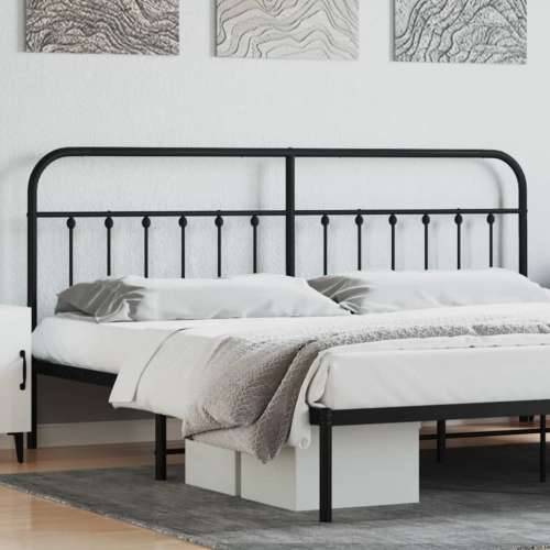 Metalno uzglavlje crno 193 cm - Crna 193 cm 1 Cijena